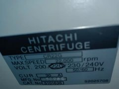 日立CR22G離心機報錯故障代碼E4···